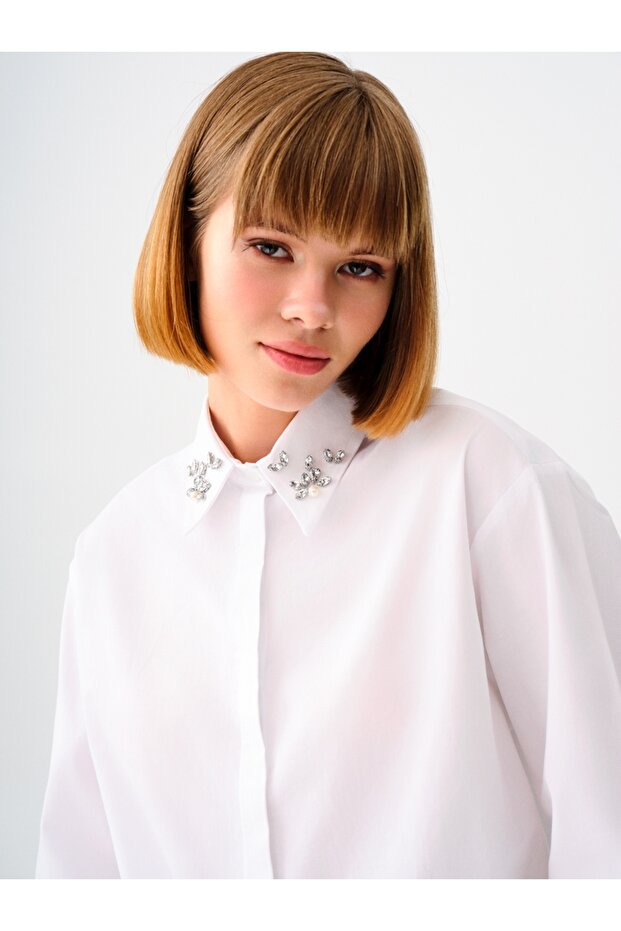 Regular Fit Kadın Gömlek U.kol - 4