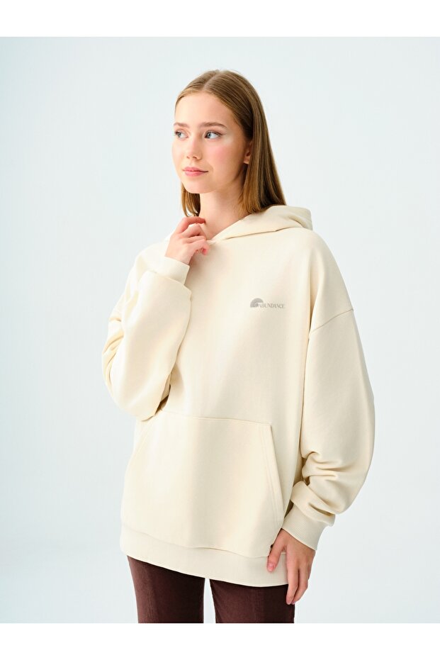 Oversize Kadın Sweatshirt - 1