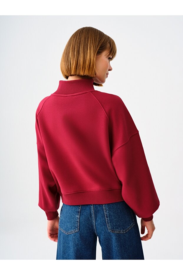 Oversize Kadın Sweatshirt - 3