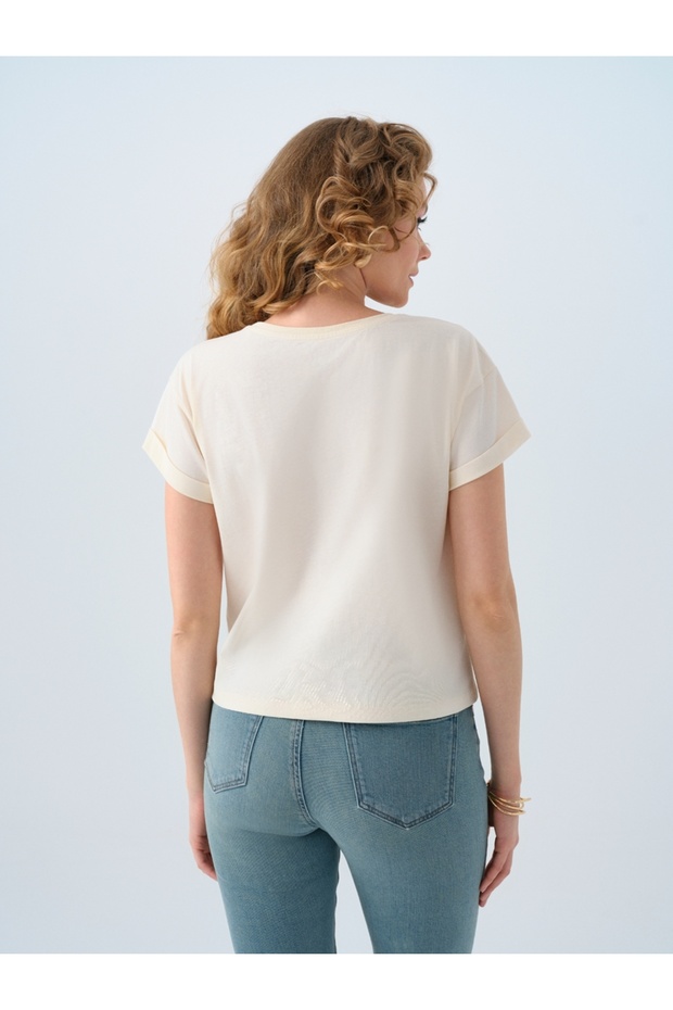 Regular Fit Kadın Tshirt K.kol - 3