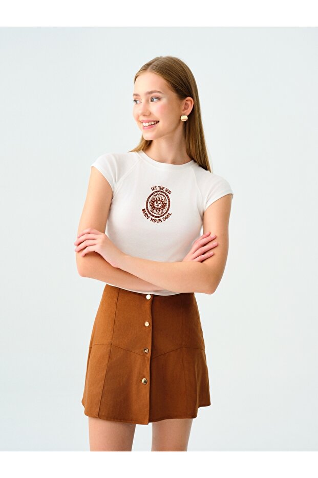 Fitted Kadın Tshirt K.kol - 1