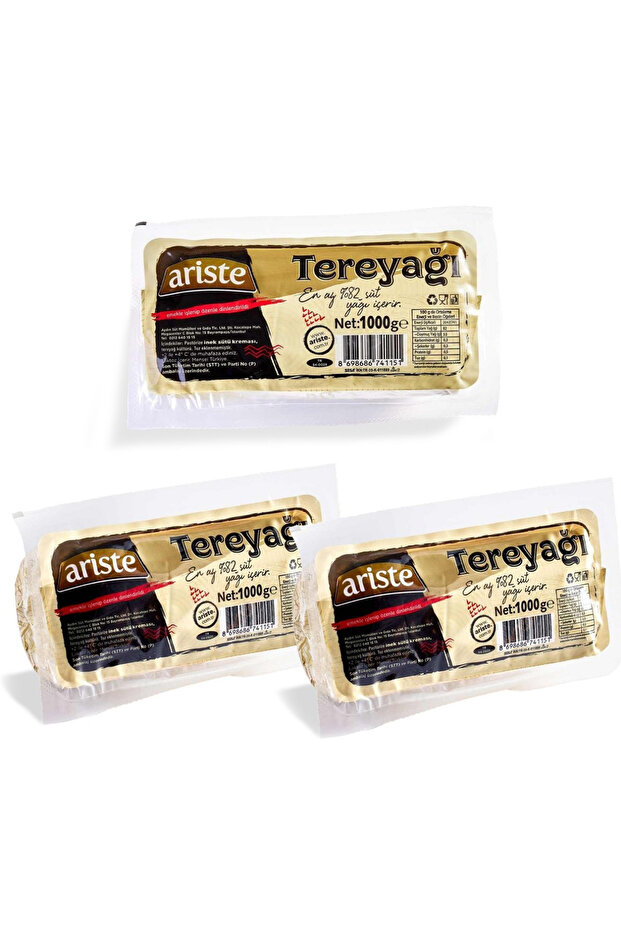 3'lü Rulo Tereyağı 3000 gr (1000GR X 3) - 1