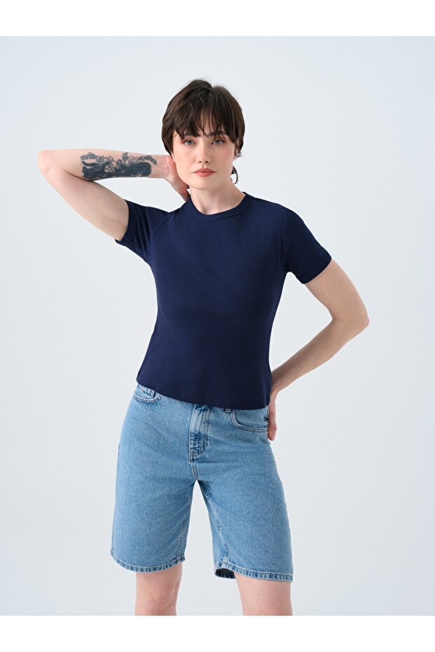 Fitted Kadın Tshirt K.kol - 1