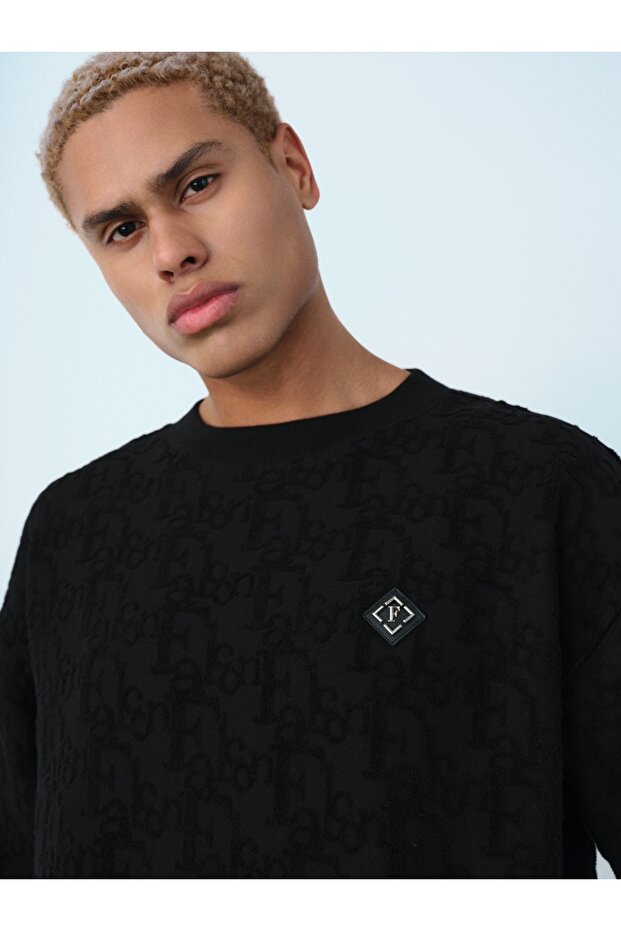 Oversize Fit Erkek Sweatshirt - 4