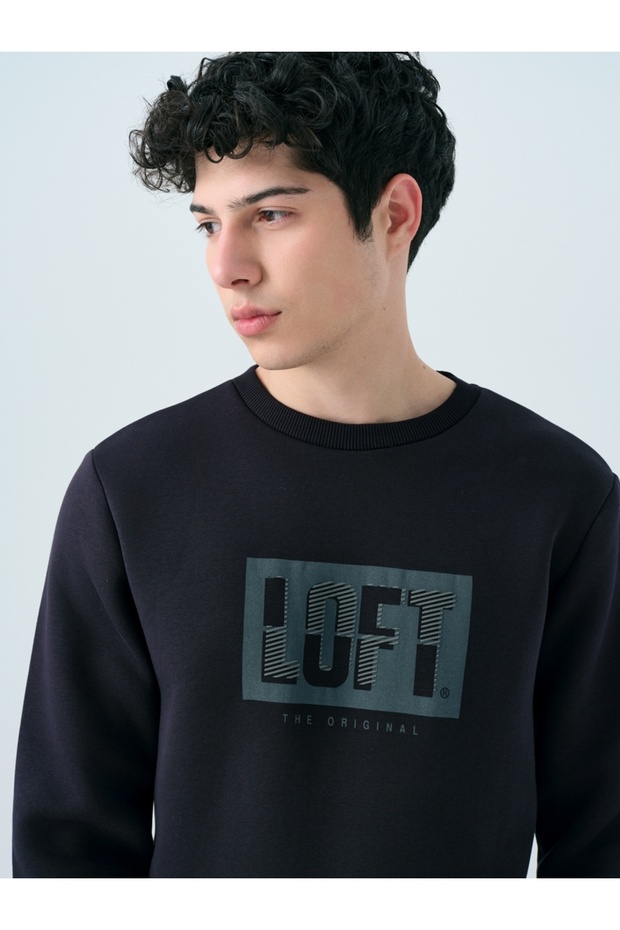 Erkek Sweat Lf2038245 Navy - 4