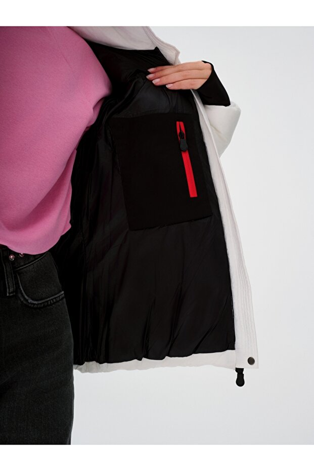 Regular Fit Kadın Mont - 7