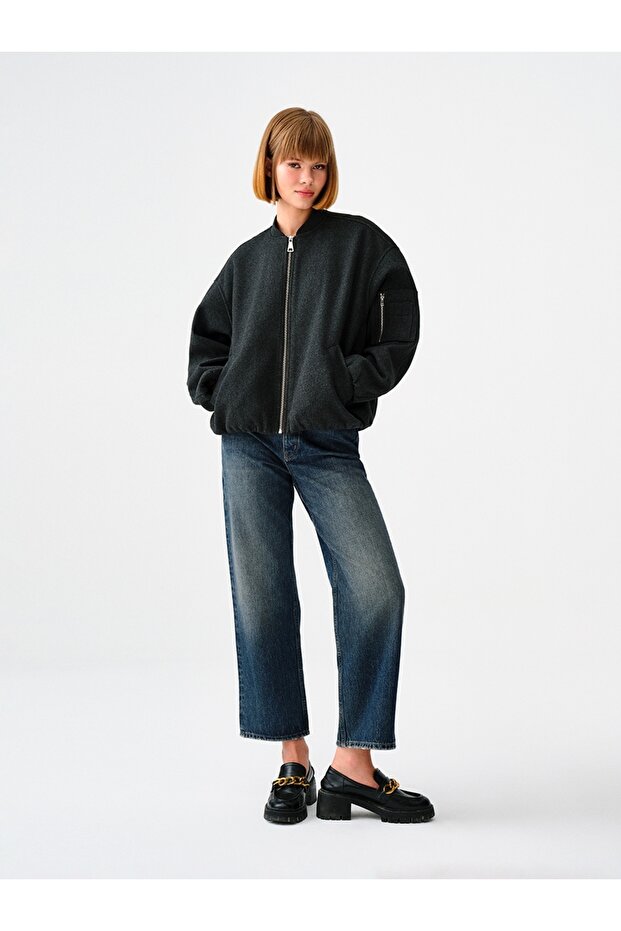 Loose Fit Kadın Mont - 2