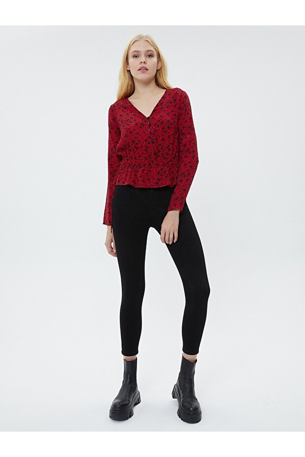 Regular Fit Kadın Bluz U.kol - 4