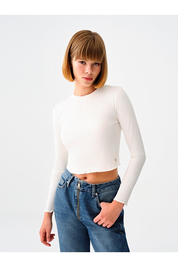 Fitted Kadın Bluz U.kol - 1