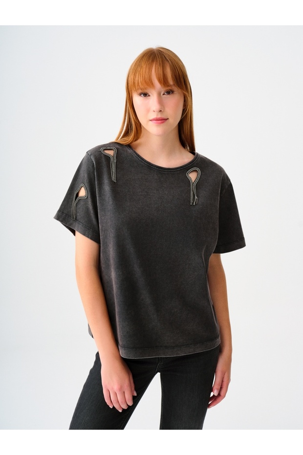 Regular Fit Kadın Tshirt K.kol - 1