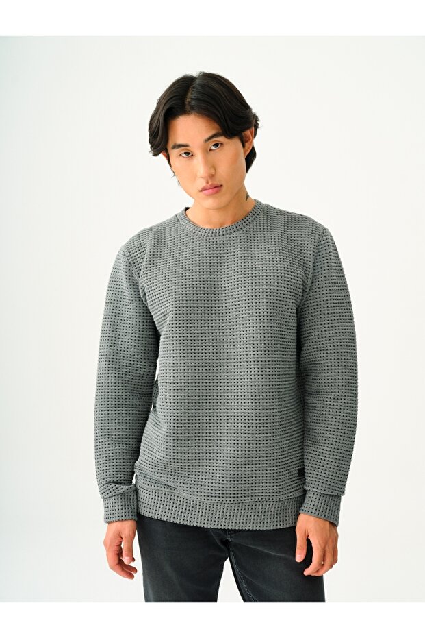 Regular Fit Erkek Sweatshirt - 1