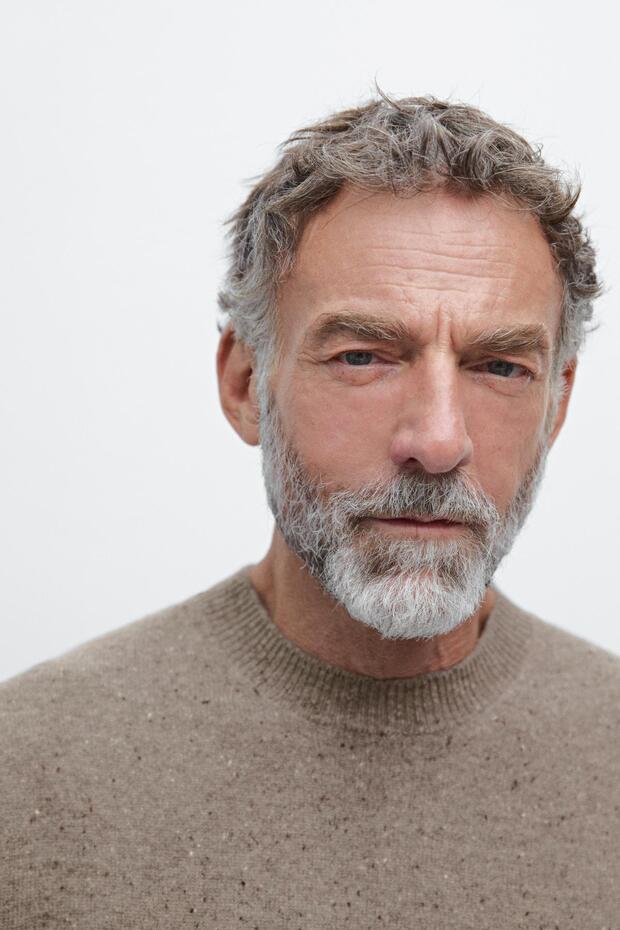 %100 yün triko bisiklet yaka kazak - 4