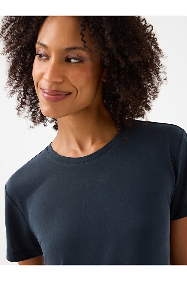 Slim Fit Kadın Tshirt K.kol - 4