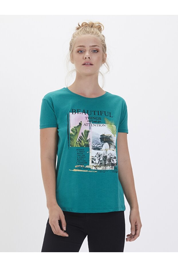 Regular Fit Kadın Tshirt K.kol - 1
