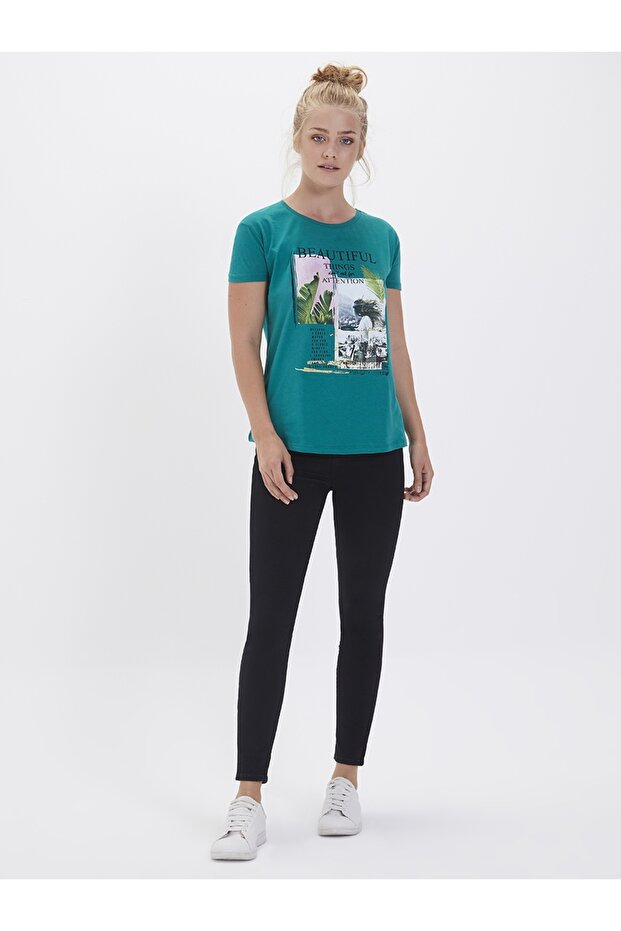 Regular Fit Kadın Tshirt K.kol - 4