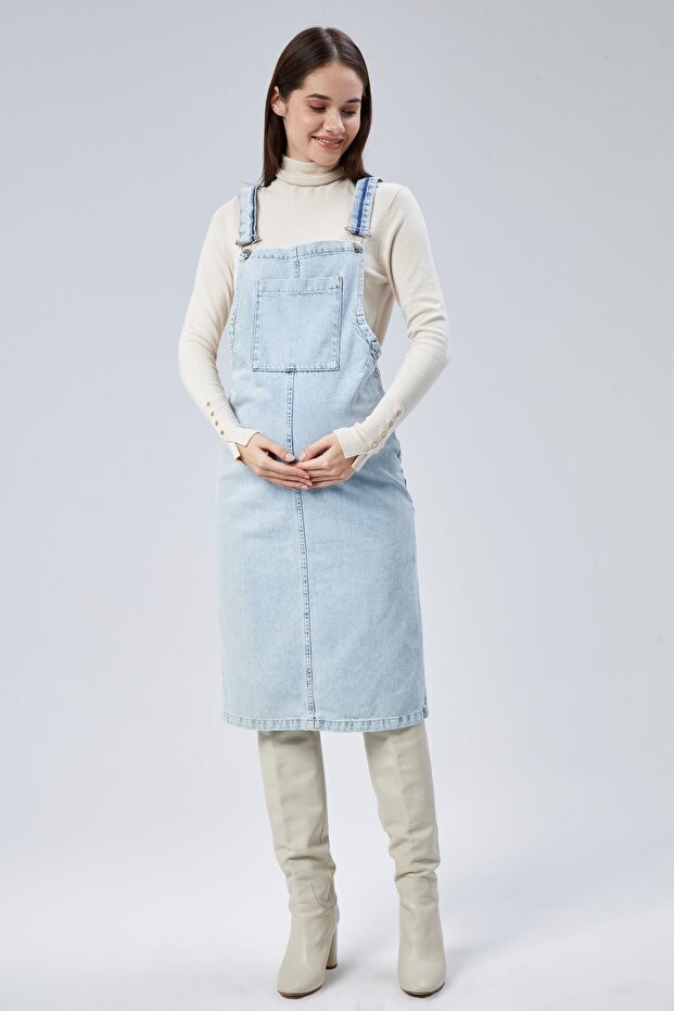 Johana Denim Jile Dress Snow Wash Light Blue