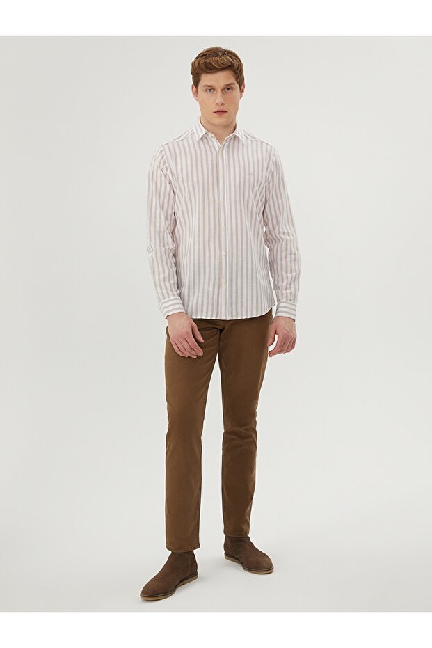 Regular Fit Erkek Gömlek U.kol - 4