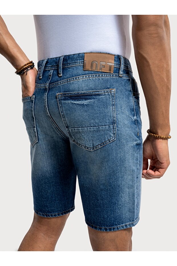 Slim Fit Erkek Şort - 6