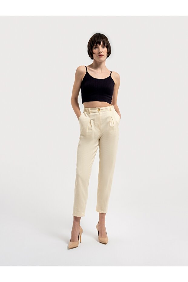 Slouchy Fit Kadın Pantolon - 1