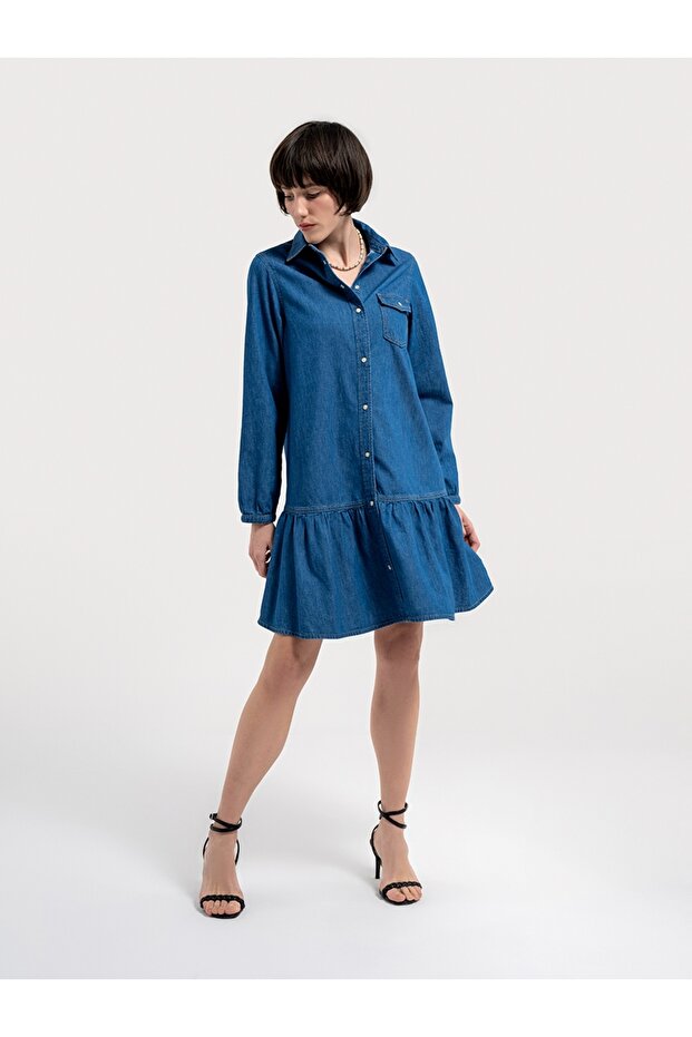 Loose Fit Kadın Elbise - 1