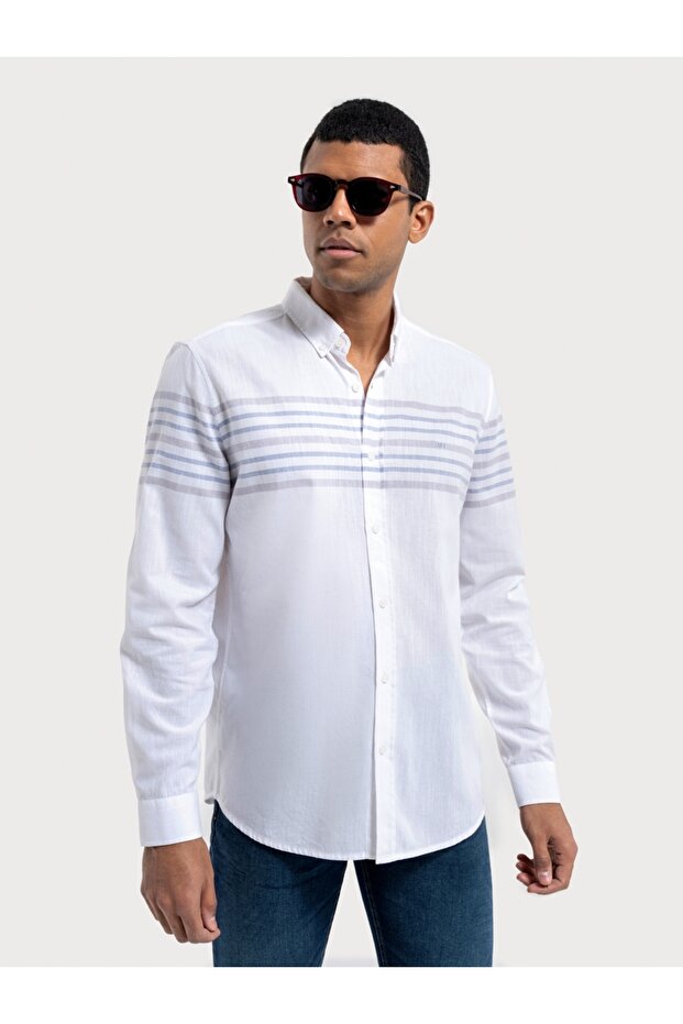 Regular Fit Erkek Gömlek U.kol - 1