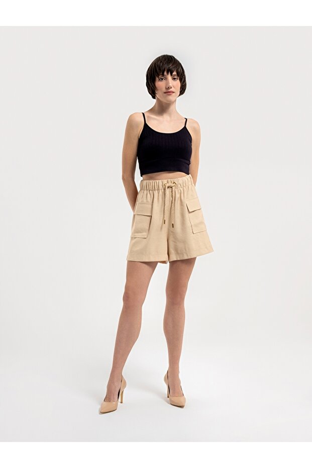 Regular Fit Kadın Şort - 1