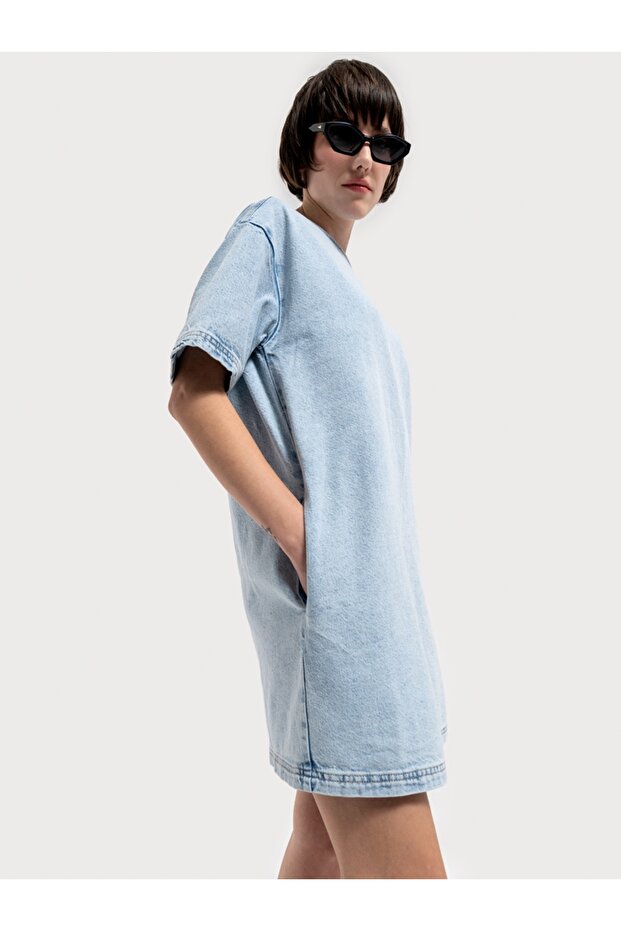 Loose Fit Kadın Elbise - 4