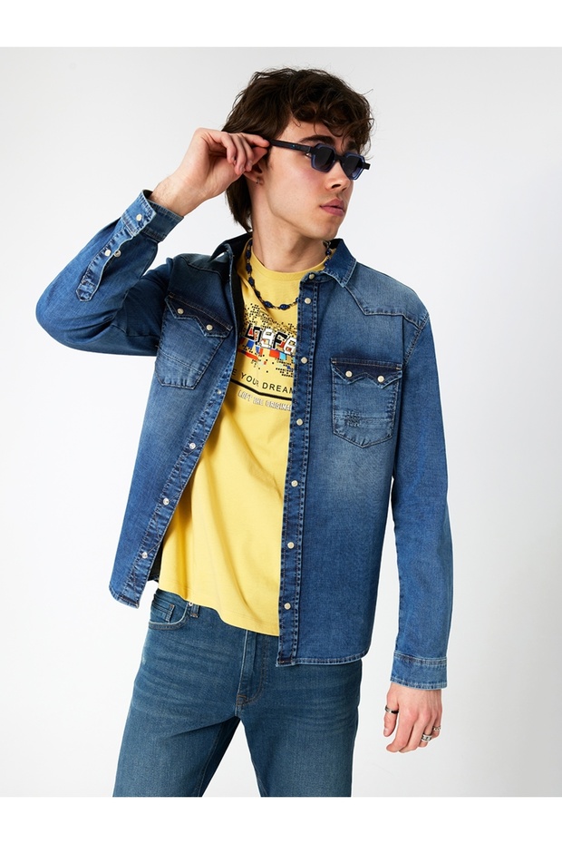 Regular Fit Erkek Tshirt K.kol - 4