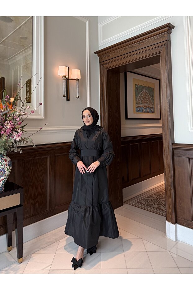 Tafta Elbise 32-2327 - 3