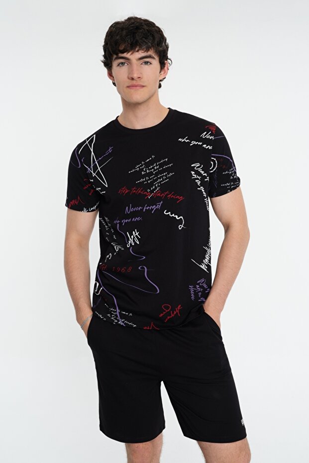 Regular Fit Erkek Pijama - 1