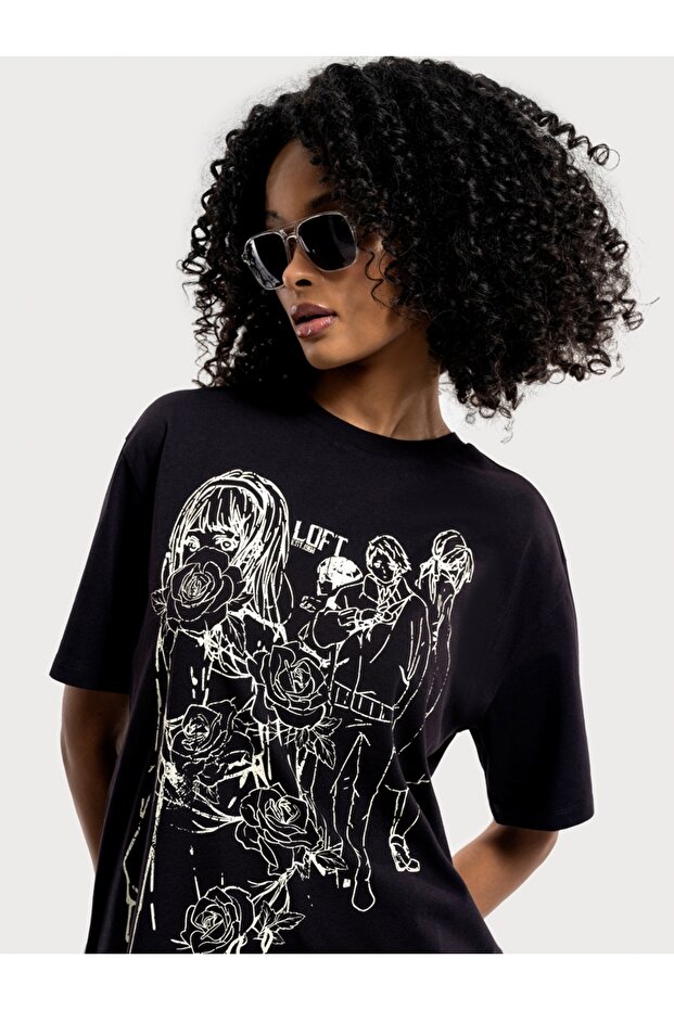 Oversize Fit Kadın Tshirt K.kol - 4