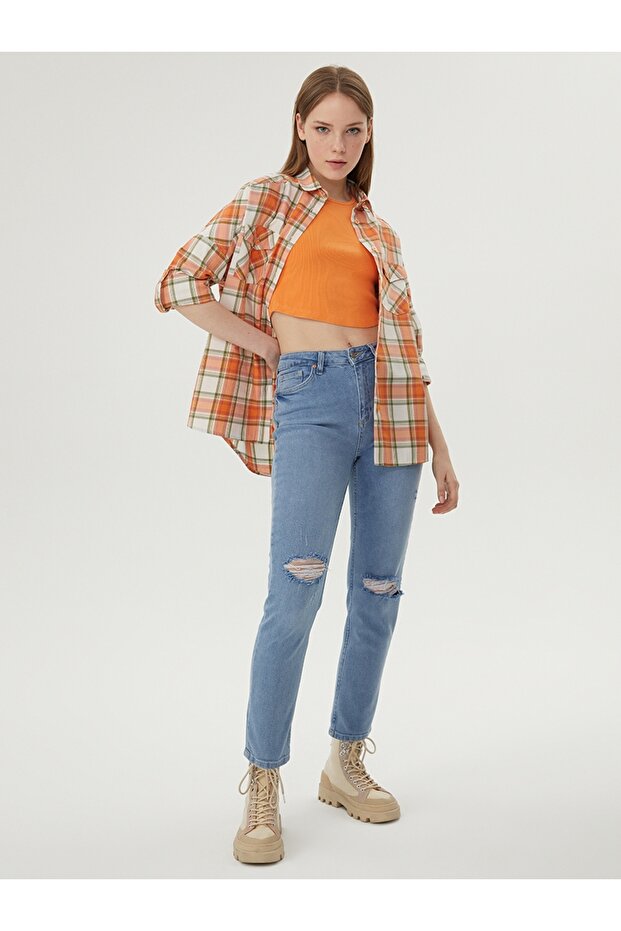 Girlfriend Regular Fit Kadın Pantolon - 1