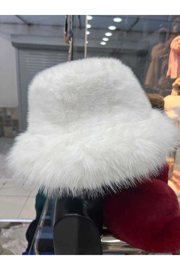 قبعة دلو من القطيفة - 1