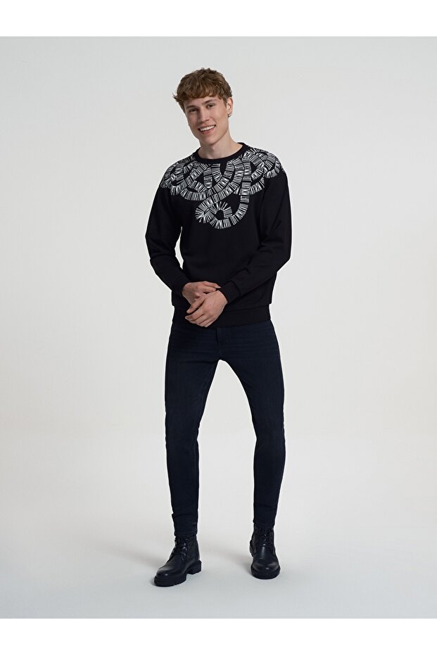 Oversize Fit Erkek Sweatshirt - 2