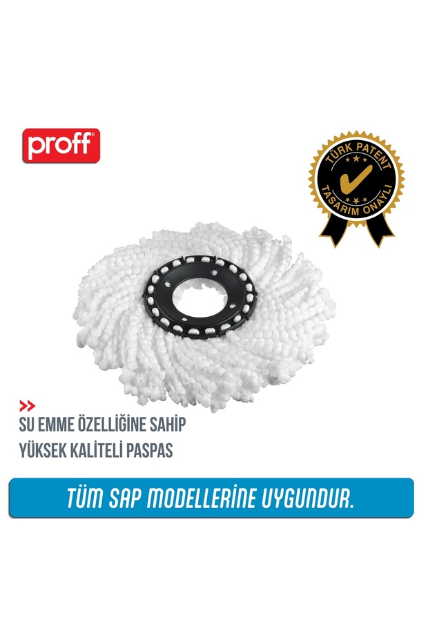 Unimop Yedek Mop Seti 2'li (Starex, Quantum ve Diğer Setlere Uyumlu ) - 4