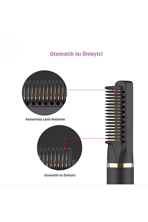 818 11 in1 Multi Styler Sıcak Soğuk Hava Üflemeli Saç Şekillendirme Kurutma Çok Fonksiyonlu Set - 7