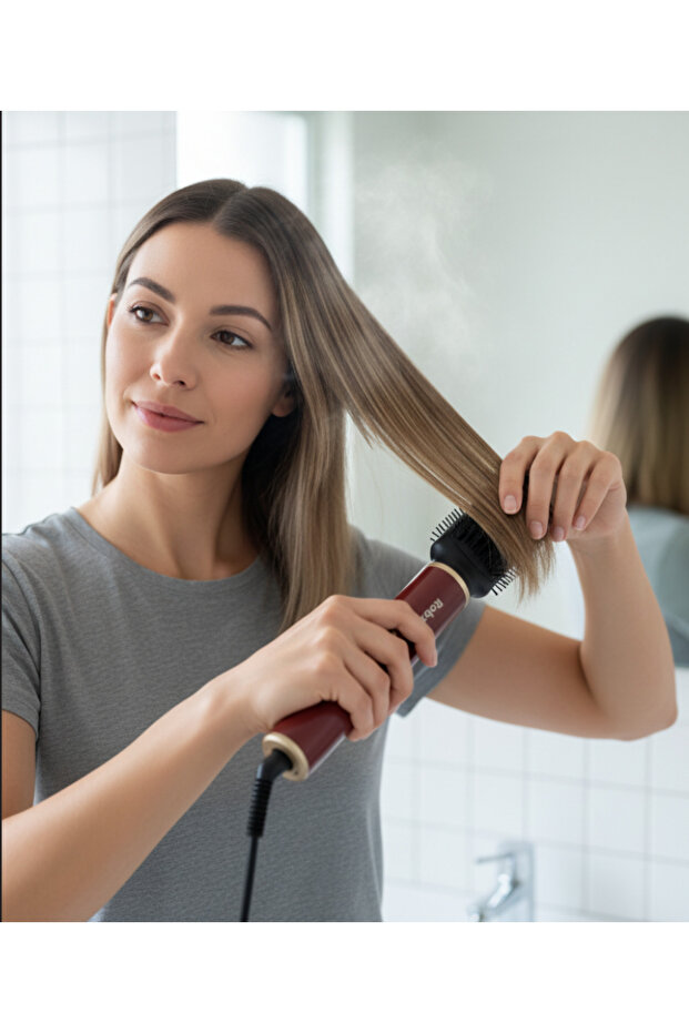 818 11 in1 Multi Styler Sıcak Soğuk Hava Üflemeli Saç Şekillendirme Kurutma Çok Fonksiyonlu Set - 5