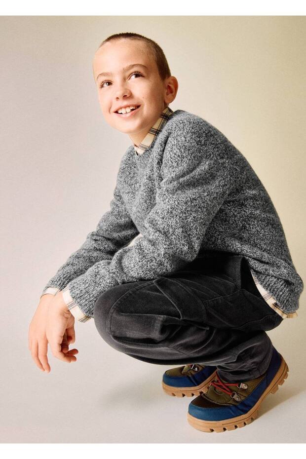 Kırçıllı triko kazak - 4