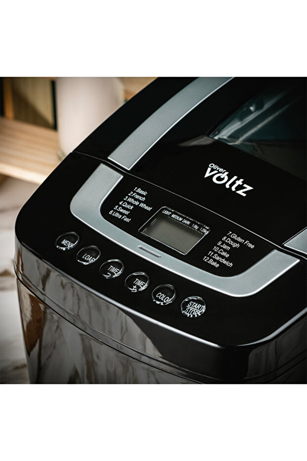 Breadmaker Oliver OV51446B, 800W, 12 programs, LCD display, Timer, Black - 4