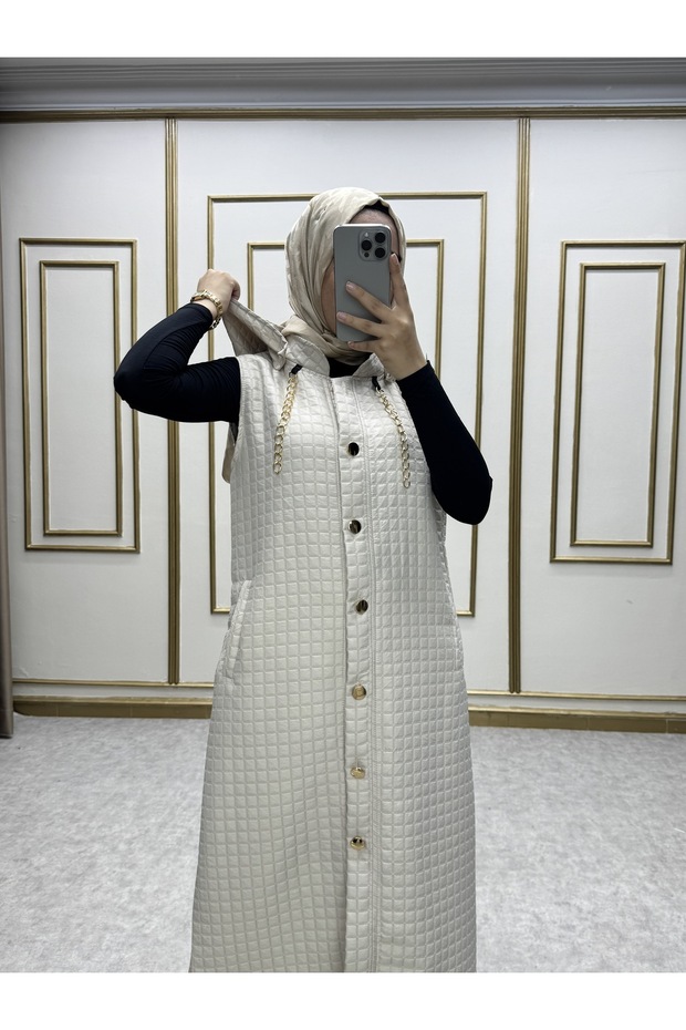 ELİT KAPÜŞONLU KAPİTONE YELEK - 4