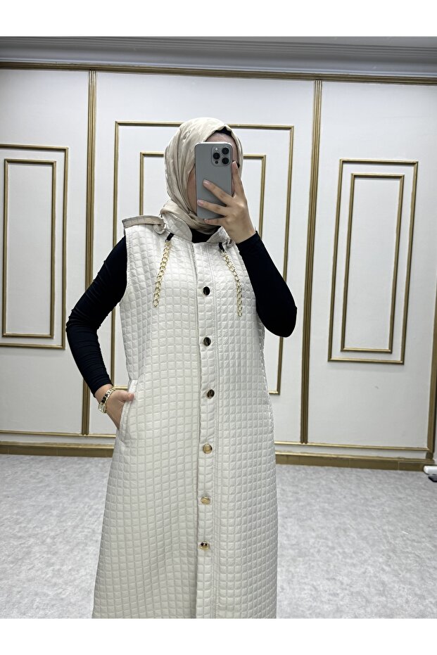 ELİT KAPÜŞONLU KAPİTONE YELEK - 1