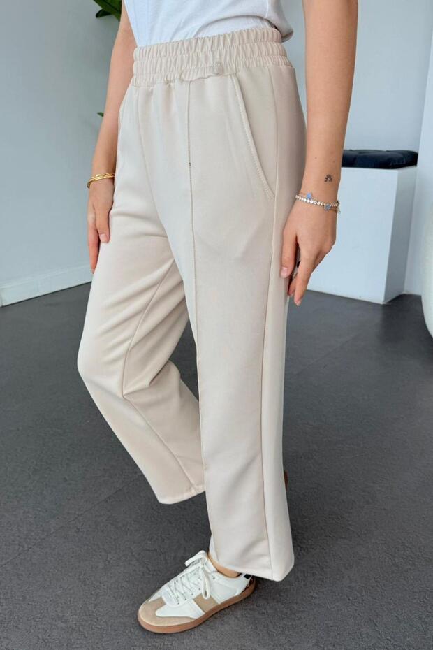 Çımalı Scuba Kapri Pantolon Bej - 4