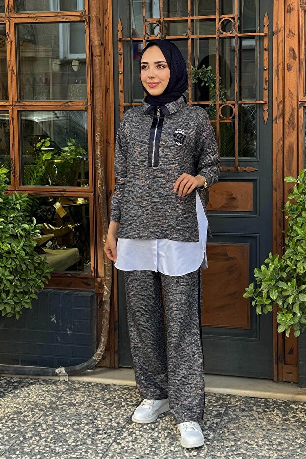 Pantolonlu Takım MB24.697 Lacivert - 1