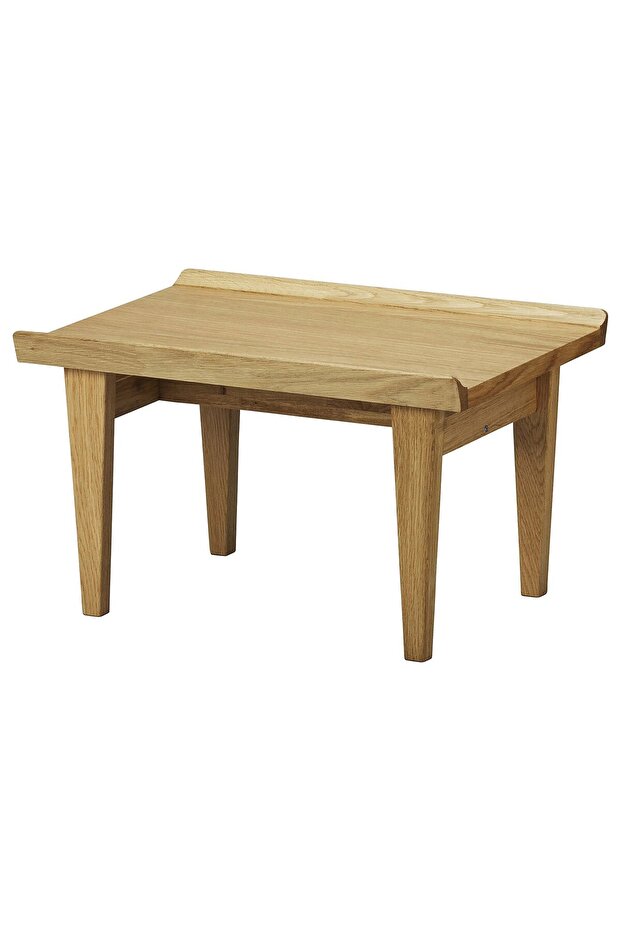 GUTTANE Side table, oak, 58 x 39 cm