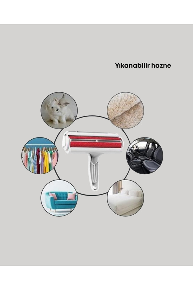 Lint remover with storage – easy to use for carpets, beds, and clothes - 3