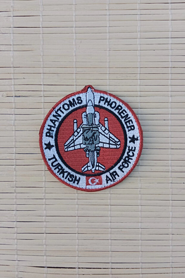 Phantoms Phorener Turkish Air Force Nakis Embroidered Coat of Arms Patch Pec