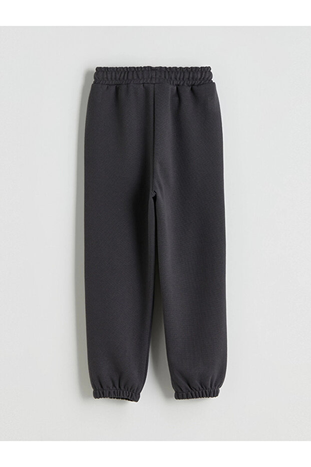 LCW Kids Antrasit Beli Lastikli Basic Erkek Çocuk Eşofman Altı - 3