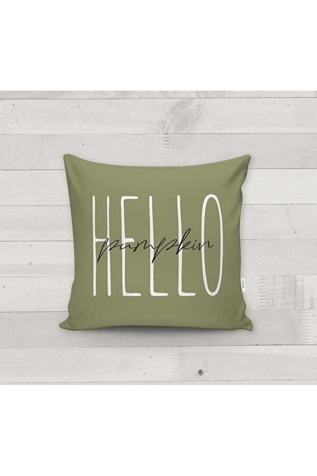 Autumn Patterned Throw Pillow Cover - 2