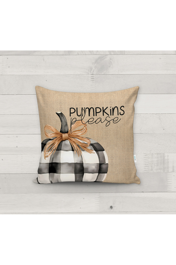 غطاء وسادة منقوش للخريف - 2