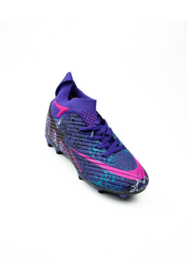 565 Laliga Purple Sock Football Boots for Kids